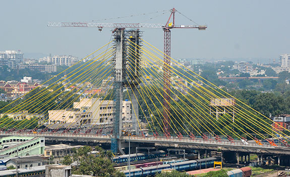 Denso Void Filler™ Protects Cable-Stayed Bridge Over Nagpur Railway