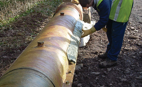 Half Shell Protection for Chapelcross Effluent Pipe