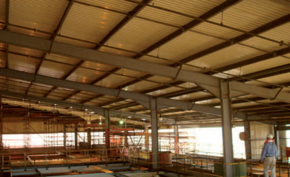 Denso Steelcoat 400™ Protects Barge Roof Structure at Richards Bay Heavy Minerals