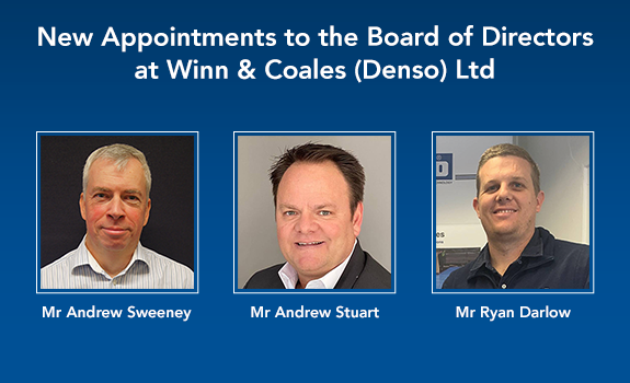 New Appointments to the Winn & Coales (Denso) Ltd Board of Directors