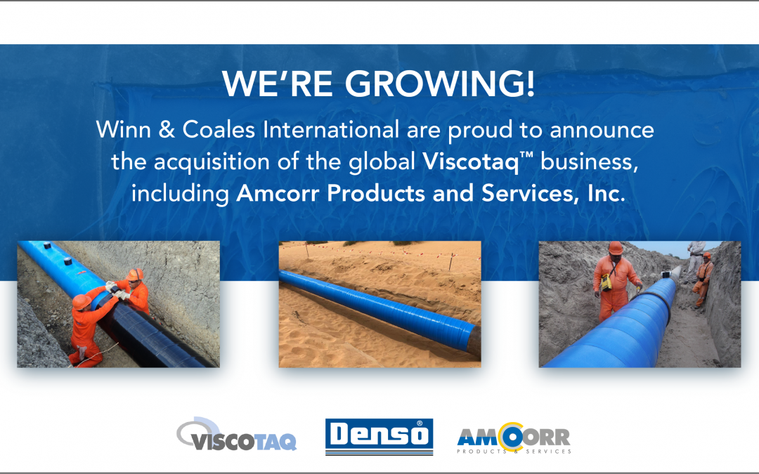Winn & Coales International Acquires the global Viscotaq™ business, including Amcorr Products and Services, Inc.