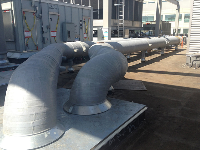 Steelcoat 300 System applied to above ground pipes